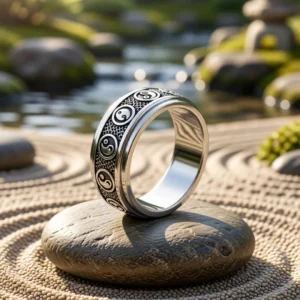 Bague Zenith Yin Yang en situation