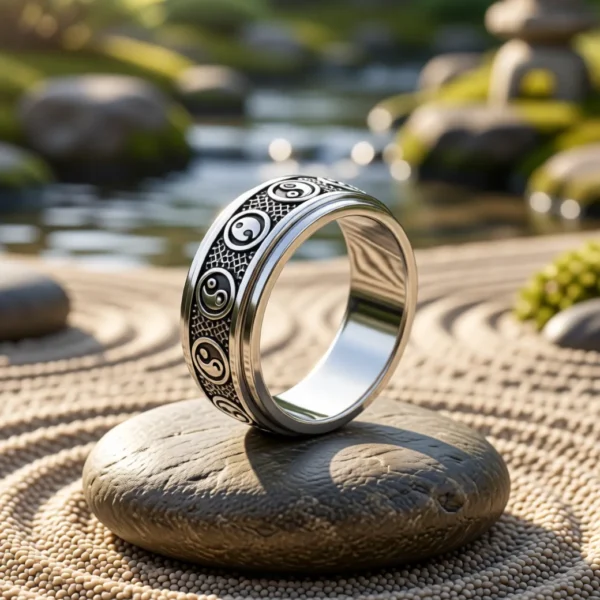 Bague Zenith Yin Yang en situation