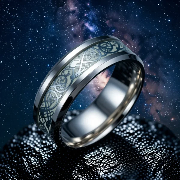 Bague Draco Lux finition Argent en situation