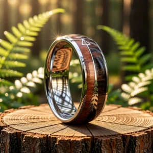 Sagitta – Argent Bague Sagitta finition Argent en situation
