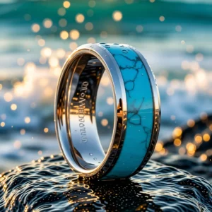 Bague Azura finition Argent en situation