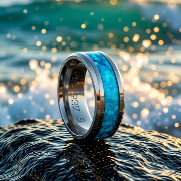 Opalis – 8 mm Bague Opalis finition 8 mm en situation