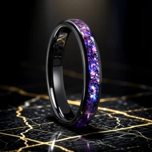 Nebula – 4 mm Bague Nebula finition 4 mm en situation