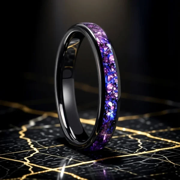Nebula – 4 mm Bague Nebula finition 4 mm en situation