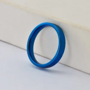 Caeruleus – Alliance tungstène bleu 4mm – vue 3