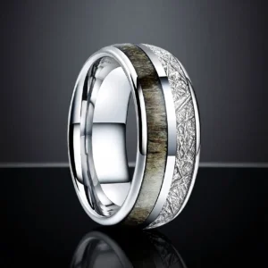 Meteora – Bague homme effet météorite 8mm
